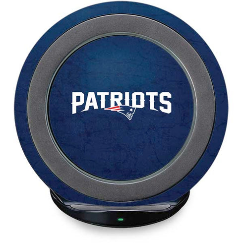 NFL New England Patriots Distressed Fast Charge Wireless Charging Stand Skin